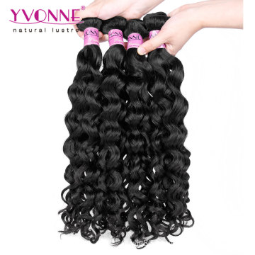 Fashion Italian Curly Virgin Malaysian Hair Weave